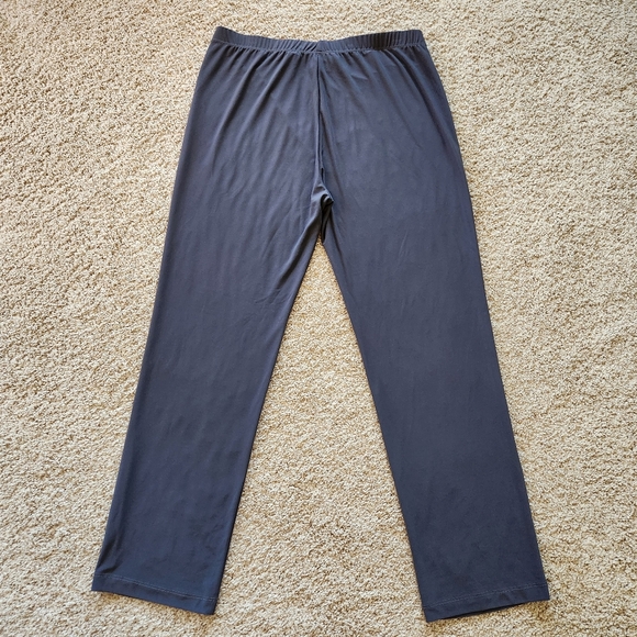 NWOT CLARA SUNWOO Straight Leg pants Size 1X Color Charcoal - Picture 8 of 14